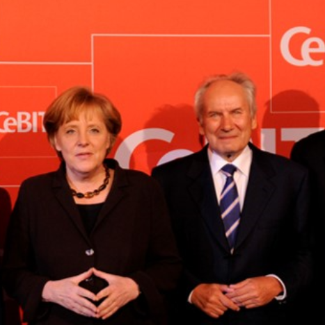 Angela Merkel und August-Wilhelm Scheer